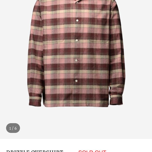 너티세비지 DRIZZLE OVERSHIRT 