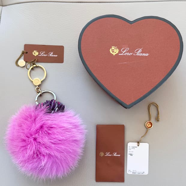 (새상품) 로로피아나 퍼 키링