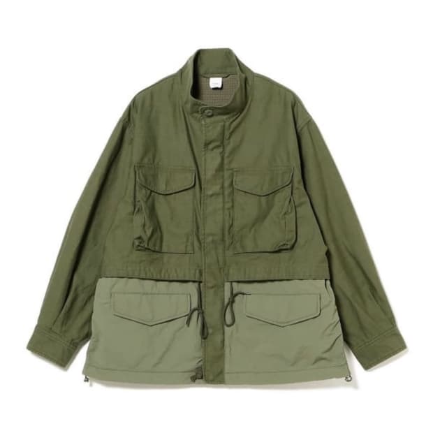 BEAMS 빔즈 M65 레이어드 자켓 (새상품)