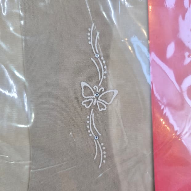 Marino Rotta 스킨 발목 나비포인트 팬티스타킹