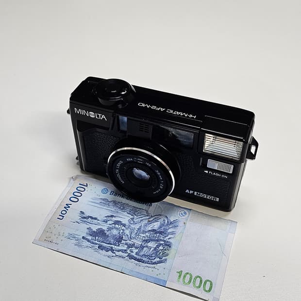 작례O 명품 미놀타 하이매틱 AF2-MD 필름카메라 빈티지 필카