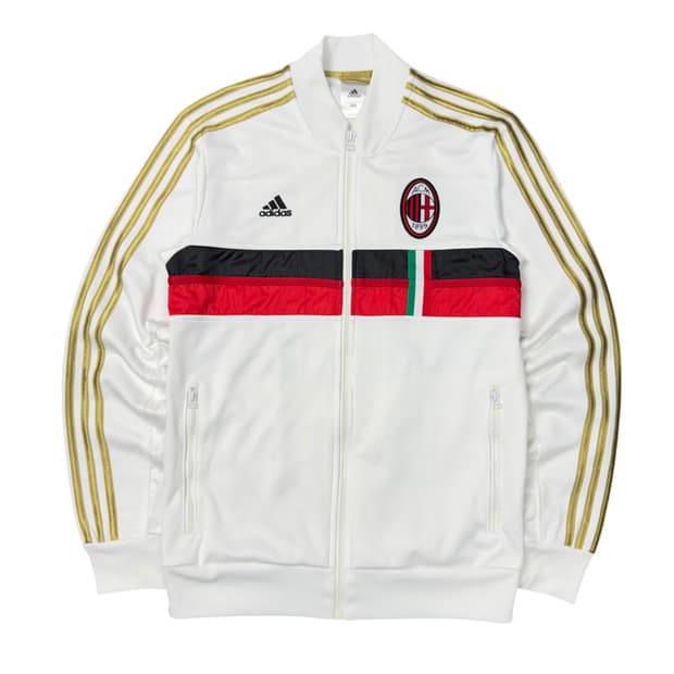 (95) 아디다스 AC 밀란 트랙탑 져지 화이트 골드