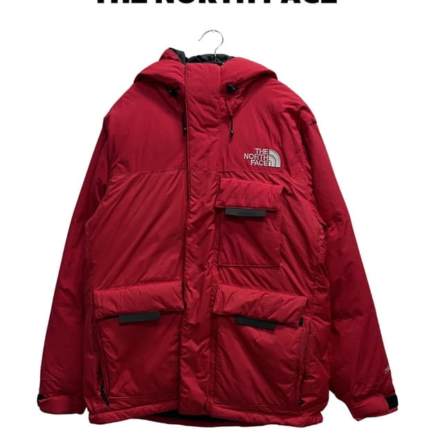 (S) 노스페이스 700필 폴라 구스다운 패딩 자켓 레드