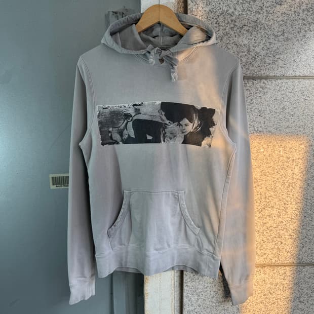 Altatenslone 바이커 프린팅 로고 후드티