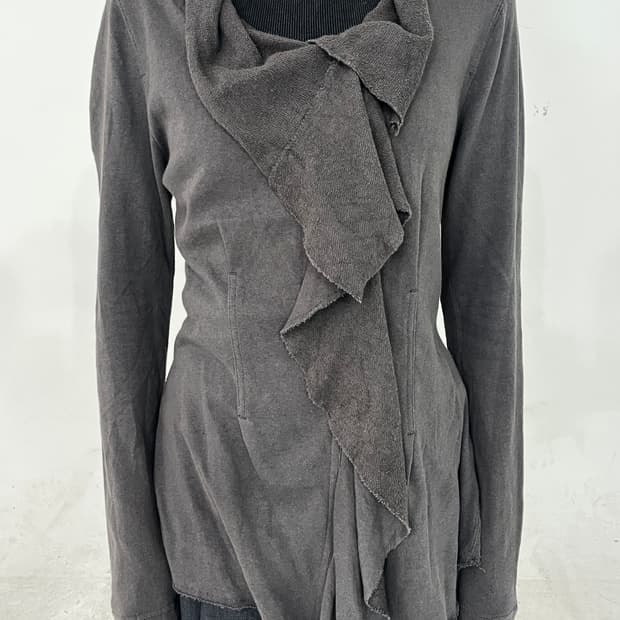 Draped chacol sweat jk