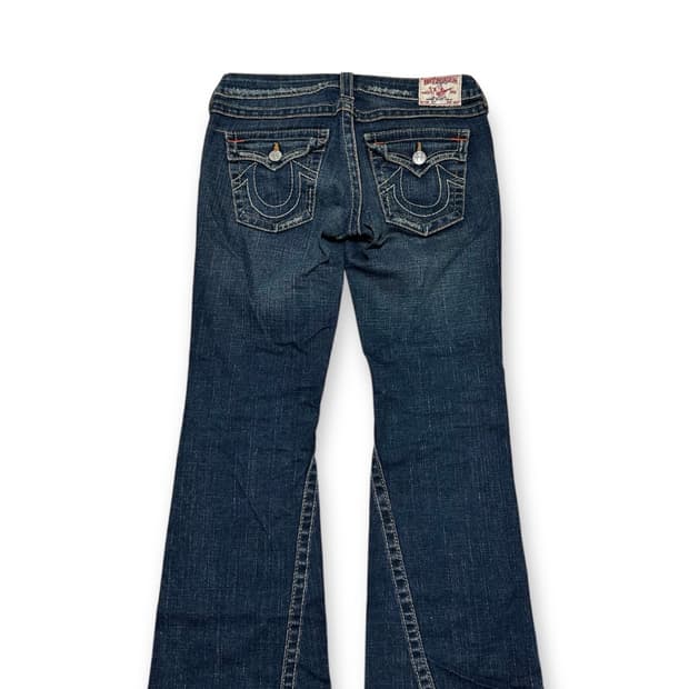 트루릴리전 y2k 부츠컷 데님 팬츠