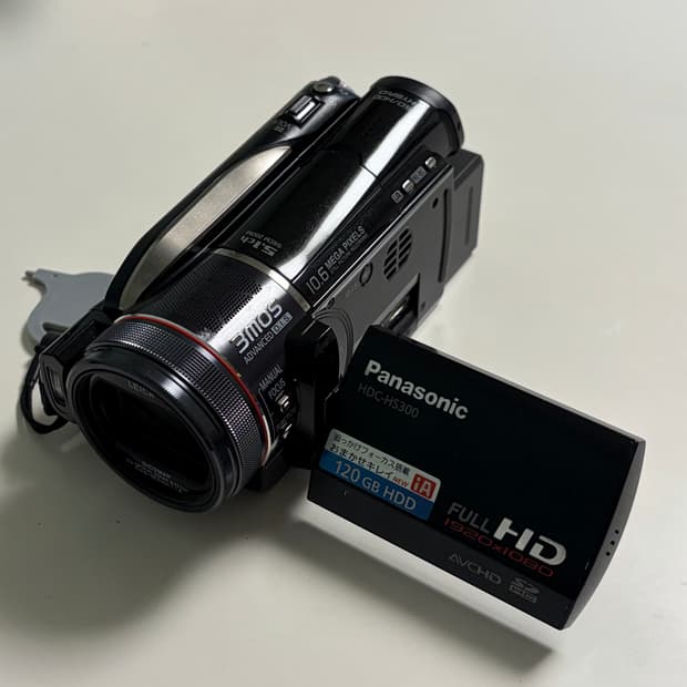 파나소닉x라이카 HDC-HS300 블랙 빈티지 캠코더