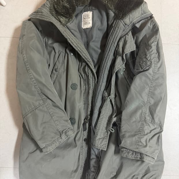 n3b 오리지널 미군 밀리터리 m ma1 m65 패딩 파카