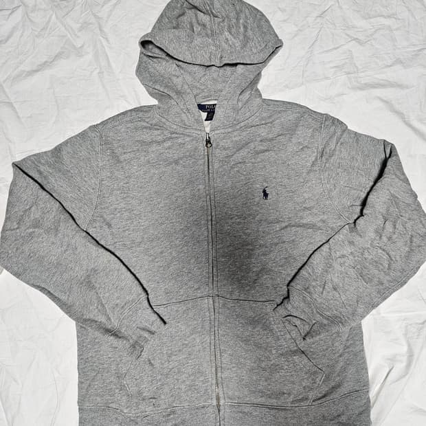 폴로랄프로렌 그레이 후드집업 M
