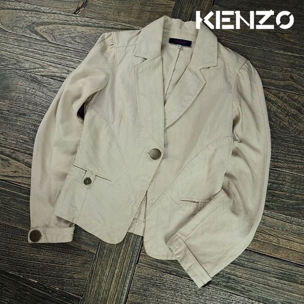 [KENZO] 겐조 빈티지 린넨 블레이저 자켓 P02009