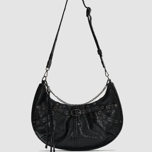 메종미네드 레더 크로스백