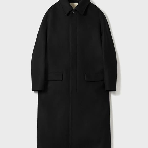 포터리 멜톤 울 맥코트 다크 브라운