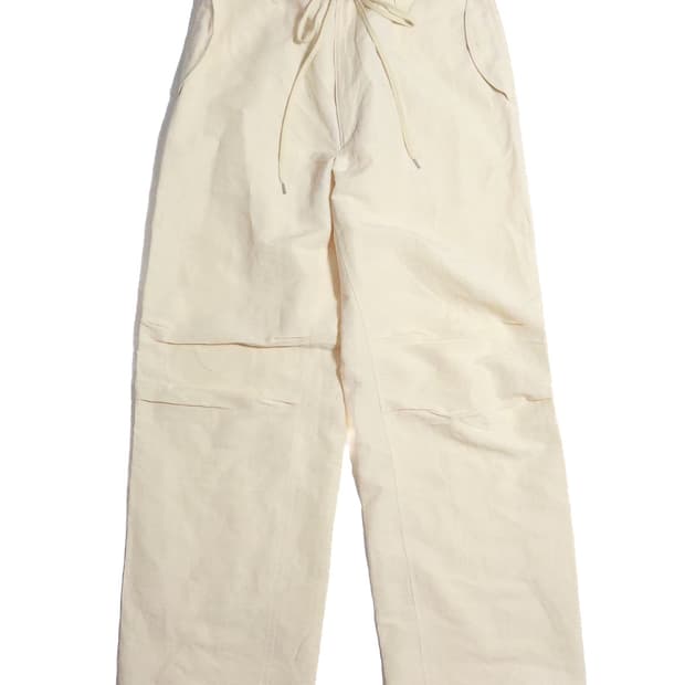 AURALEE FINX LINEN FIELD PANTS