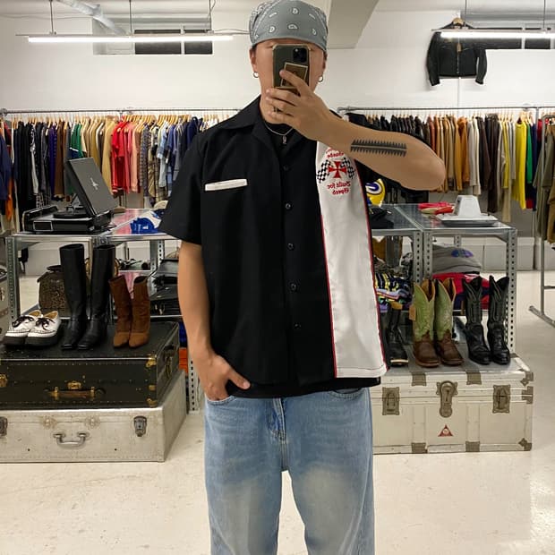 VTG racing shirt 미국 빈티지 레이싱 셔츠