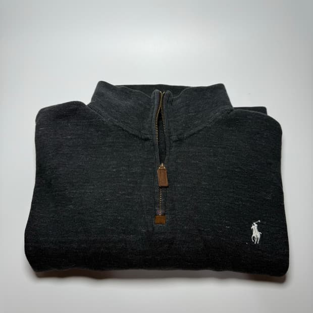 폴로 랄프로렌 블랙 하프집업