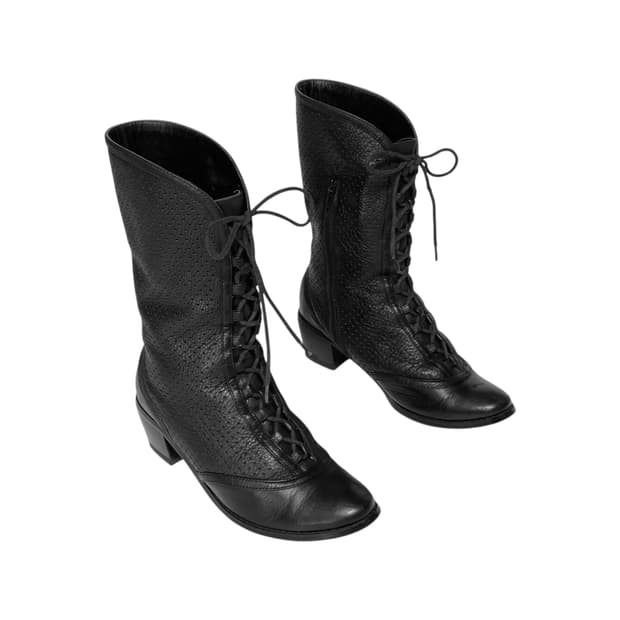 히로코 비스 레이스업 부츠