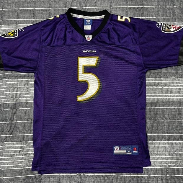NFL RAVENS 반팔 져지 스포츠 유니폼
