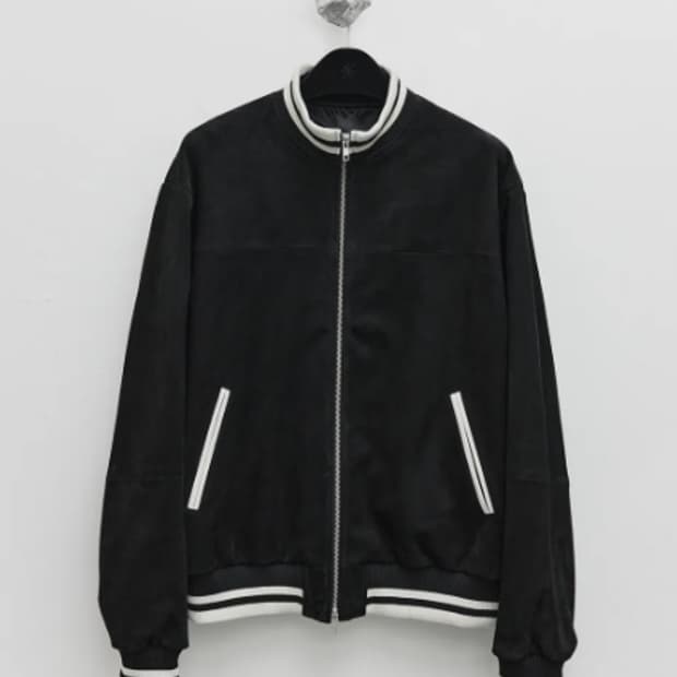 유스 스웨이드 트랙 자켓 M