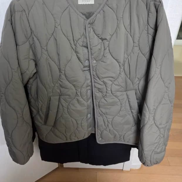 스노우피크 경량 퀼팅자켓 가디건 다크카키