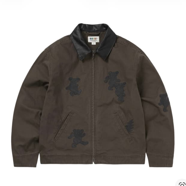 [L] 디스이즈네버댓 x 그레이트풀 데드 댄싱 베어스 워크 자켓
