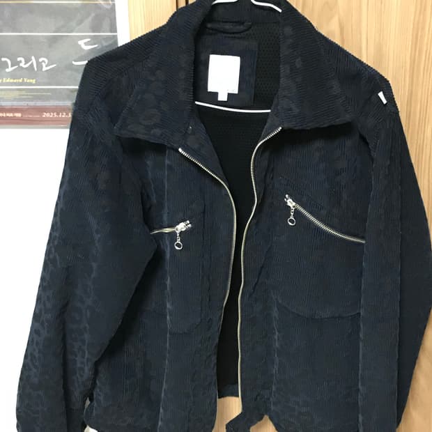 페치선데이 호피 코듀로이 자켓 S