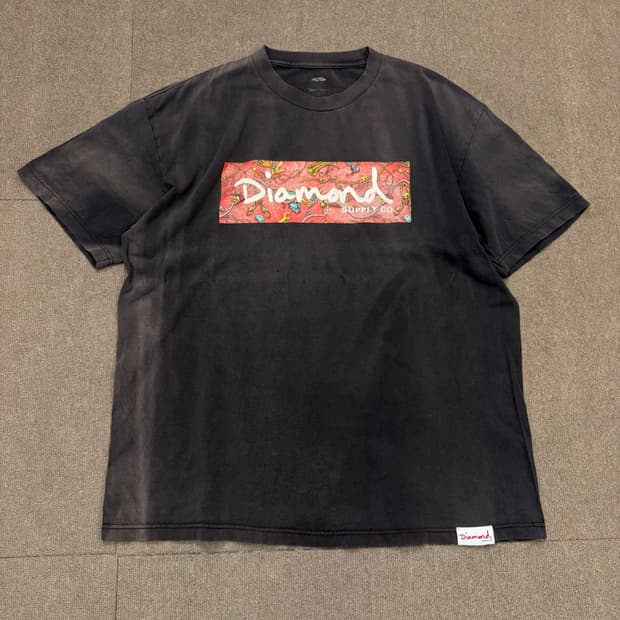 Diamond Supply Co 다이아몬드 박스로고 빈티지 티셔츠 xl