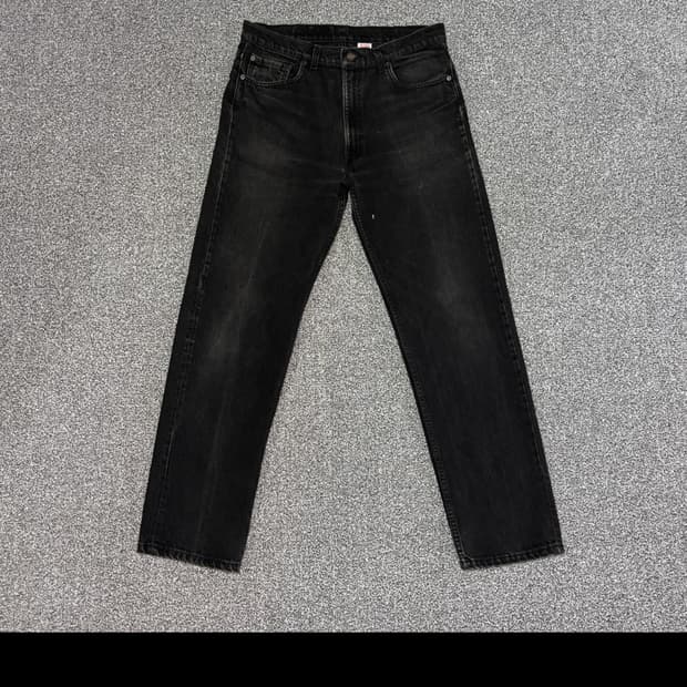 리바이스 505 흑청 블랙 36