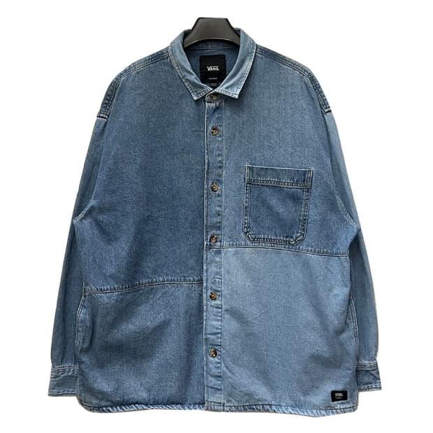 VANS 반스 루즈핏 데님 셔츠 자켓 2XL