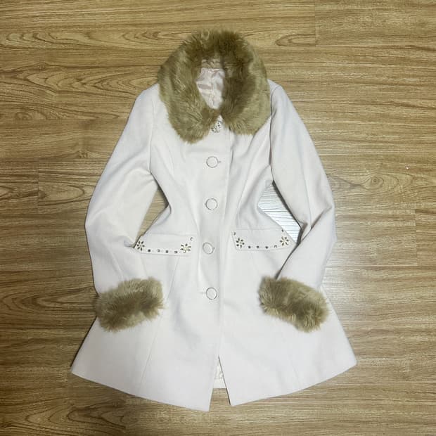 빈티지 퍼 코트 이시하라사토미 달천깔 히메갸루 로걀 라떼 히메카지 보석