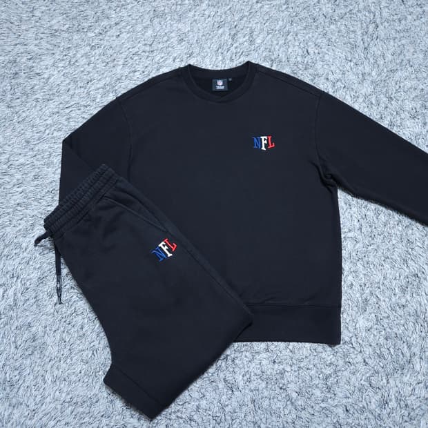NFL) L 남자 맨투맨+조거팬츠세트 / 왕눈이샵