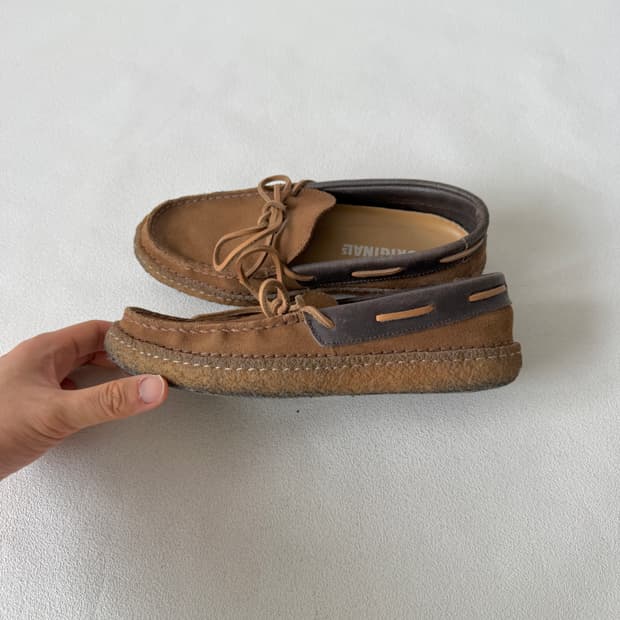 [UK6, 250]클락스(Clarks) 스웨이드 모카신