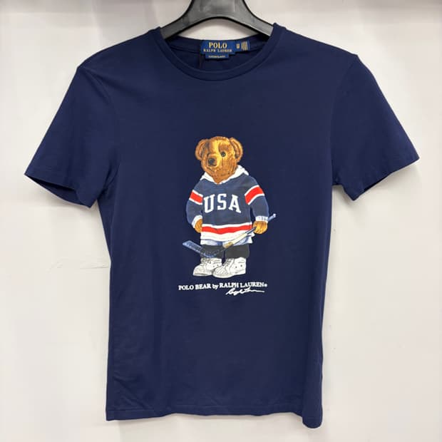 폴로 랄프 로렌 네이비 베어 반팔 티셔츠 XS