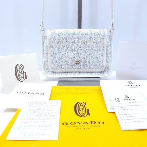 고야드 플뤼메 크로스백 화이트