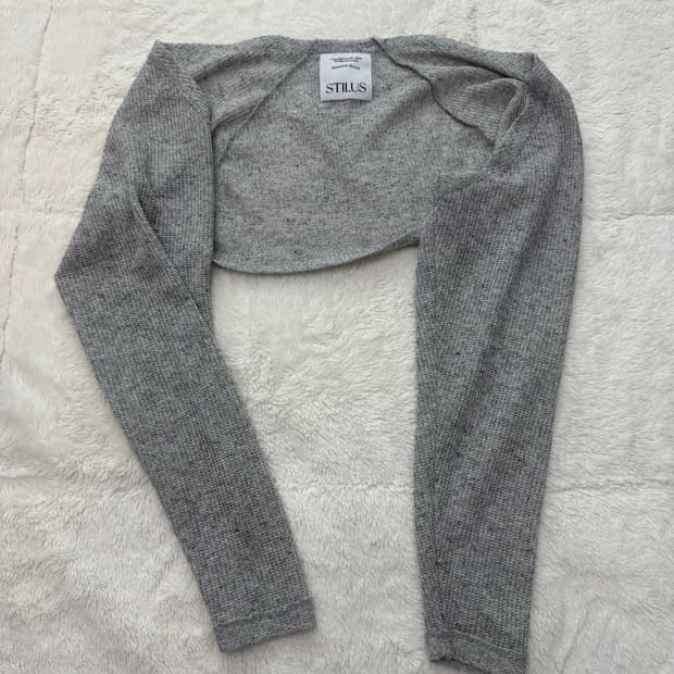 스틸러스 니트 볼레로 탑 세트