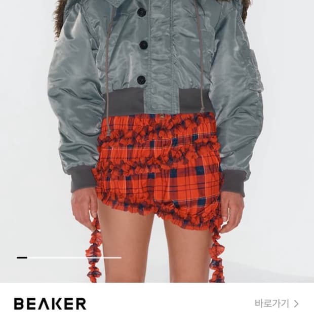 OPEN YY faux fur zipper hood ma1