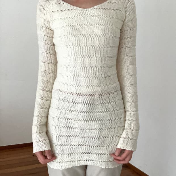 아이보리 니트 원피스