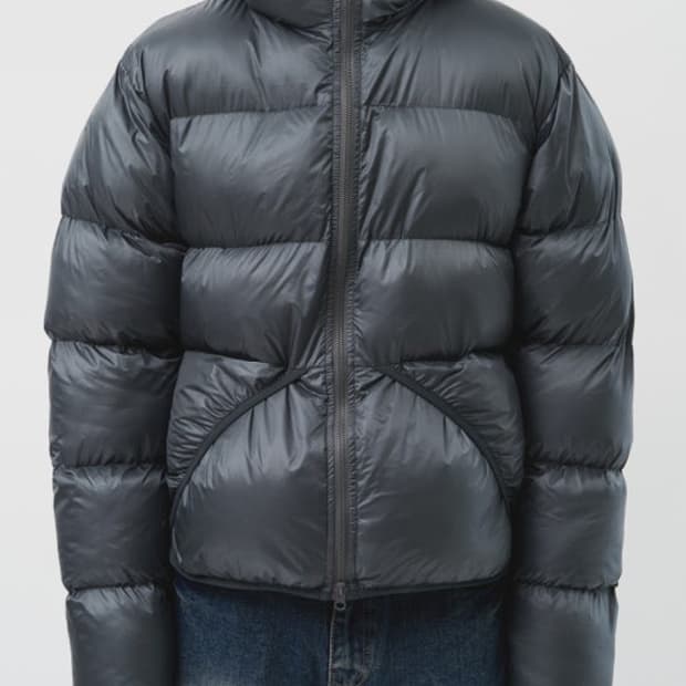 mountain padding jumper (차콜)