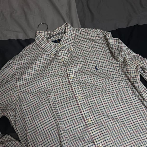 폴로 랄프로렌 체크 셔츠 XL