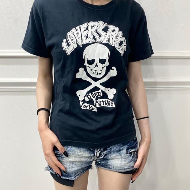 [Super Lovers]2000s Emo Mood Skill Tee