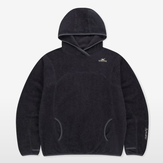 선러브 폴라텍 알파 후디 차콜 L (XL교환O)