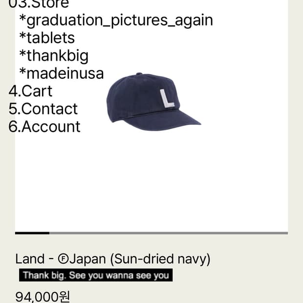 Land - ⒻJapan (Sun-dried navy)