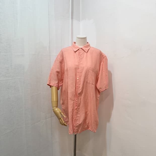 (XL)유니클로 린넨 반팔셔츠 반팔남방 4967