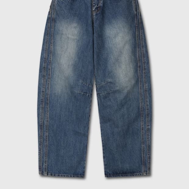 다이브인 와이드커브드데님 