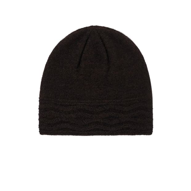 Oversize Ripple Beanie Brown