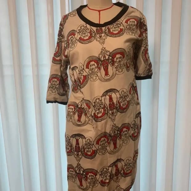 마장 페조스키 MARJAN PEJOSKI 프린트 비대칭 원피스