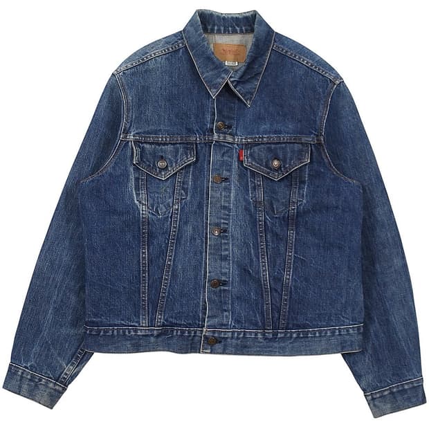1970s USA 리바이스 70505 데님 자켓 블랭크탭 빈티지 미국제