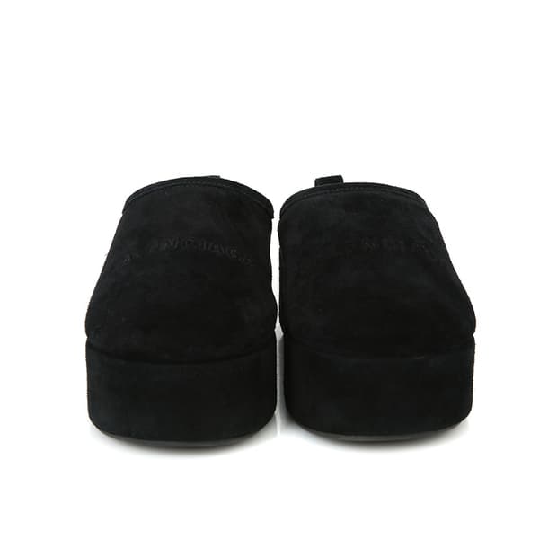 발렌시아가 블로퍼 블랙 뮬 플랫폼 털신 슬리퍼 825258