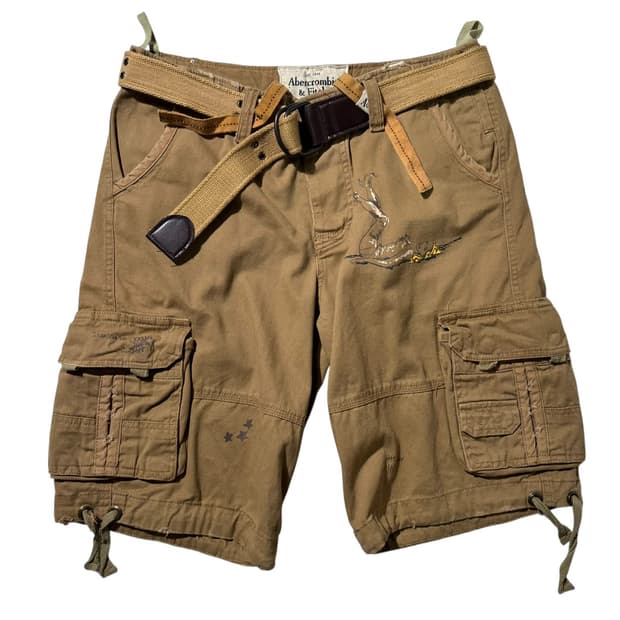 아베크롬비 디스트레스드 카고 하프팬츠 반바지