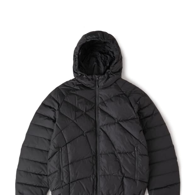 해칭룸 Web Goose Down Puffer Jacket Black