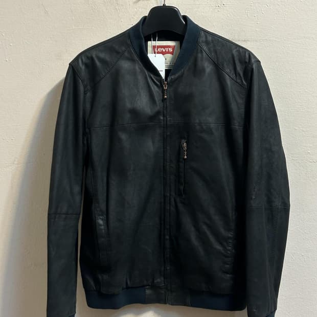 리바이스 레더 봄버 자켓